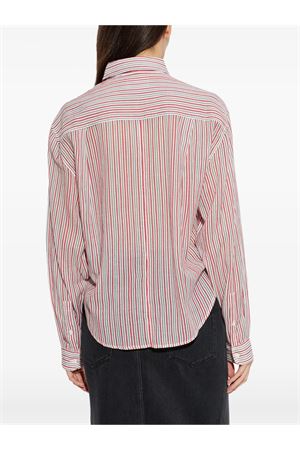 Camicia Nath Da Annodare In Voile Di Cotone A Righe MARANT ÉTOILE | CH0131FFD1I04EECRD